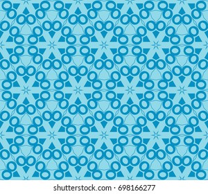 Simple modern seamless geometric pattern. For digital paper, textile print, page fill. Vector illustration