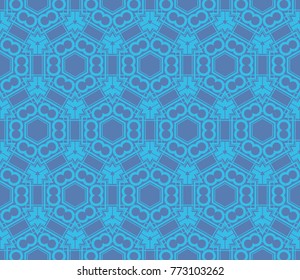 Simple modern seamless geometric pattern. For digital paper, textile print, page fill. Vector illustration