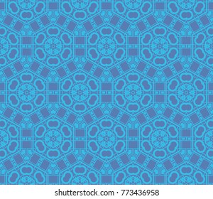 Simple modern seamless geometric pattern. For digital paper, textile print, page fill. Vector illustration