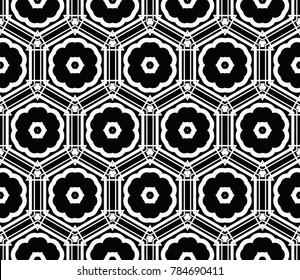 Simple modern seamless geometric pattern. For digital paper, textile print, page fill. Vector illustration
