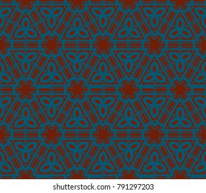 Simple modern seamless geometric pattern. For digital paper, textile print, page fill. Vector illustration
