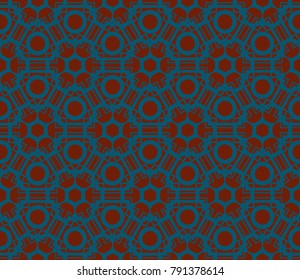 Simple modern seamless geometric pattern. For digital paper, textile print, page fill. Vector illustration