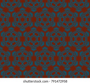 Simple modern seamless geometric pattern. For digital paper, textile print, page fill. Vector illustration