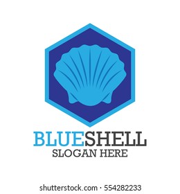 Simple modern shell logo design