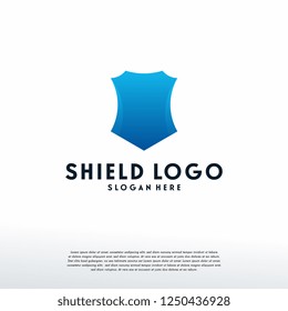 Simple Modern Shield logo designs template, Security logo vector, Logo symbol icon