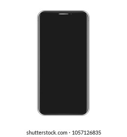 Vector de diseño de teléfono inteligente moderno simple