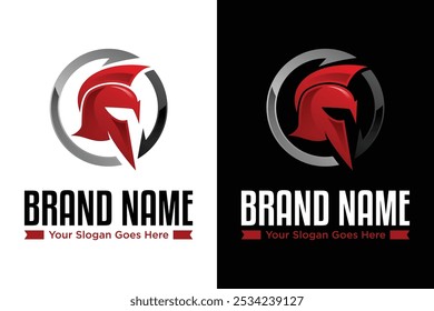 design simples moderno de logotipo de ilustração de vetor de seta guerreira
