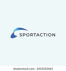 simple modern sport golf club logo vector style for action outdoor sport brand