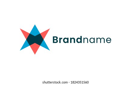 simple and modern stage light logo template