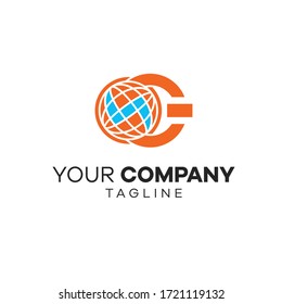 A simple and modern technology company logo