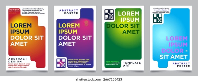 Plantilla moderna simple con Formas geométricas abstractas. Marco creativo para texto, folleto, póster, folleto o diseño de portada.