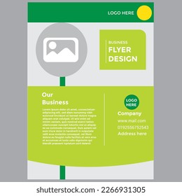 simple and modern template flyer design