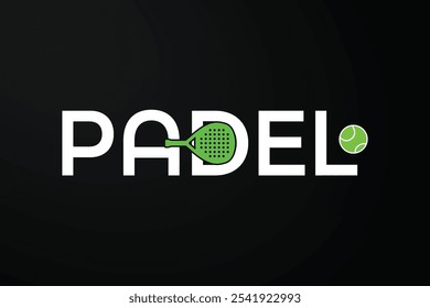 Simple Modern Tennis or Padel Logo Design for Your Business, Competition or Club. Tennis Logo. Padel Logo