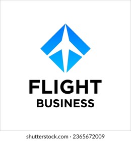 Simple modern travel plane for aircraft aeroplane airplane aviation logo design