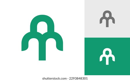 Simple and modern tree logo design