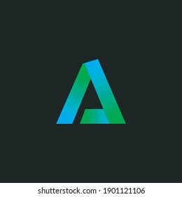 Simple Modern Triangle Logo Vector