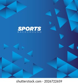Sencillo Vector Moderno Azul fondo deportivo para afiches digitales y sitios web