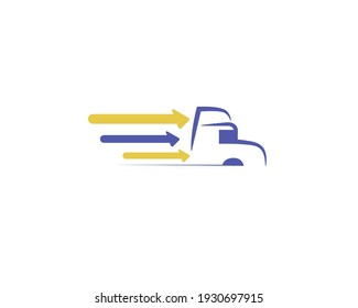 Simple modern vector of fast shipping logo
