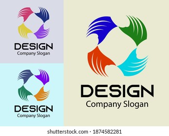 Simple and modern vector logo design template