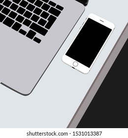 
Simple and modern vector workspace