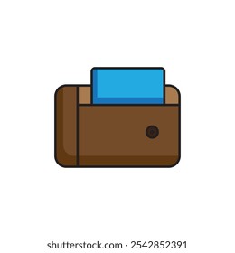 A simple, modern wallet icon for e-commerce and digital transactions. Available in flat and line styles, fully customizable in color to fit your brand’s theme.