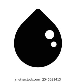 simple modern water drop icon