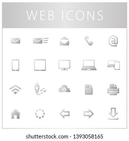 Simple Modern Web Icons Pack