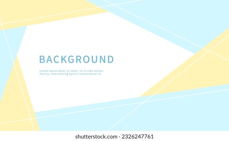 Simple modern white background with geometry shape. 