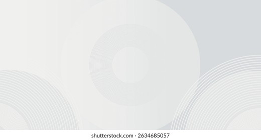 Simple modern White geometric abstract background overlap layer on bright space with lines effect decoration
