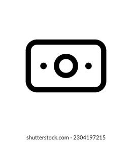 Icono de Dinero simple. El icono puede utilizarse para sitios web, plantillas de impresión, plantillas de presentación, ilustraciones, etc