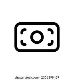 Icono de Dinero simple. El icono puede utilizarse para sitios web, plantillas de impresión, plantillas de presentación, ilustraciones, etc