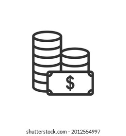 simple money icon for financial transaction needs