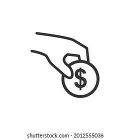 simple money icon for financial transaction needs