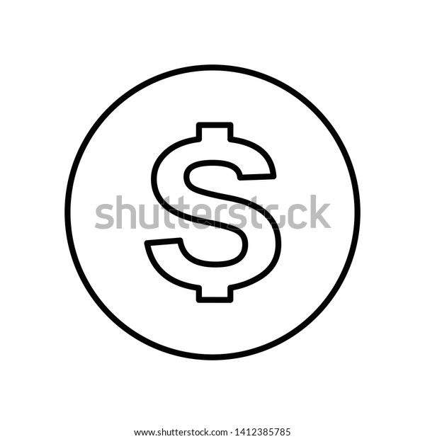 Simple Money Icon Universal Cash Icon Stock Vector Royalty Free