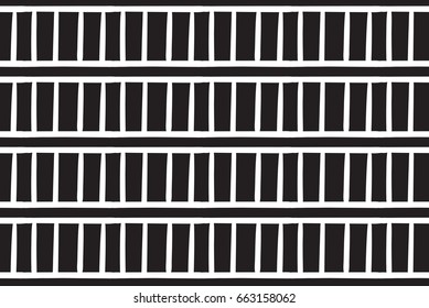 Simple monochrome block vector modern editable pattern 