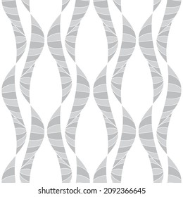 Simple monochrome pattern, stripes, seamless vector background. 