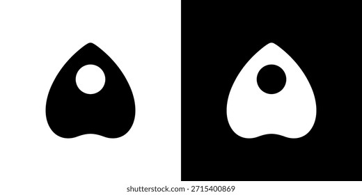 Simples monocromático placa de plaqueta ilustração de elemento de jogo