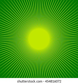 Simple monochrome starburst, sunburst, radial lines pattern.