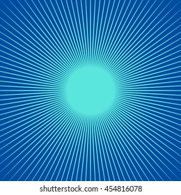 Simple monochrome starburst, sunburst, radial lines pattern.