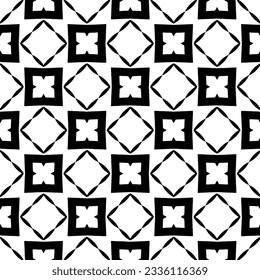 Simple monochrome texture. Abstract background. seamless repeating pattern.Black and white color.