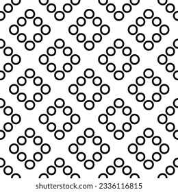 Simple monochrome texture. Abstract background. seamless repeating pattern.Black and white color.