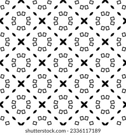 Simple monochrome texture. Abstract background. seamless repeating pattern.Black and white color.