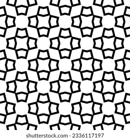 Simple monochrome texture. Abstract background. seamless repeating pattern.Black and white color.