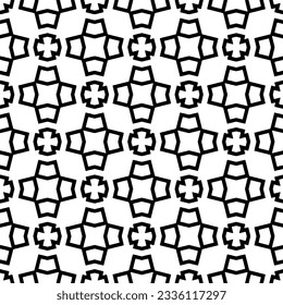 Simple monochrome texture. Abstract background. seamless repeating pattern.Black and white color.