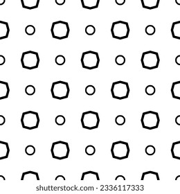 Simple monochrome texture. Abstract background. seamless repeating pattern.Black and white color.