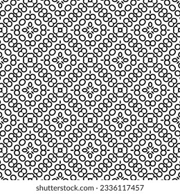 Simple monochrome texture. Abstract background. seamless repeating pattern.Black and white color.