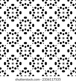 Simple monochrome texture. Abstract background. seamless repeating pattern.Black and white color.
