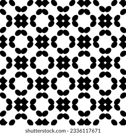 Simple monochrome texture. Abstract background. seamless repeating pattern.Black and white color.