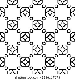 Simple monochrome texture. Abstract background. seamless repeating pattern.Black and white color.