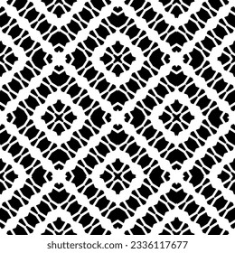 
Simple monochrome texture. Abstract background. seamless repeating pattern.Black and white color.